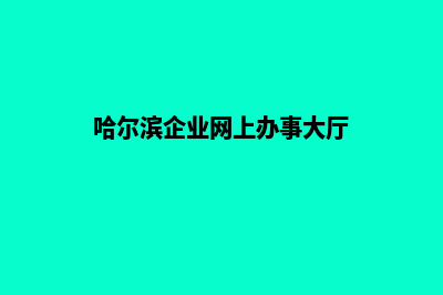 哈尔滨企业网页重做多少钱(哈尔滨企业网上办事大厅)