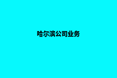 哈尔滨做公司网站费用(哈尔滨公司业务)