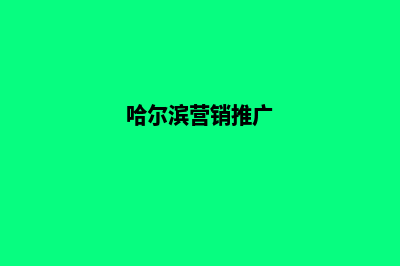 哈尔滨营销网站开发价格(哈尔滨营销推广)