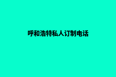 呼和浩特app定制电话(呼和浩特私人订制电话)