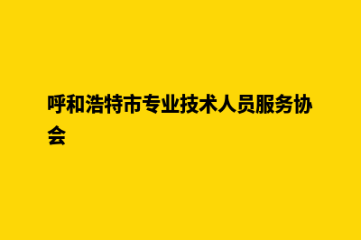 呼和浩特专业网站开发哪家好(呼和浩特市专业技术人员服务协会)