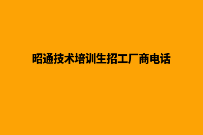 昭通培训网页设计费用(昭通技术培训生招工厂商电话)