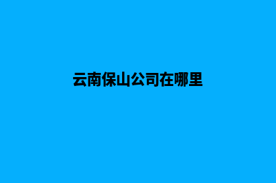 保山品牌网站开发价格(云南保山公司在哪里)