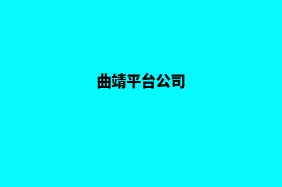 曲靖公司网页设计价格(曲靖平台公司)