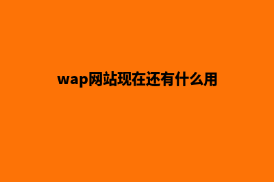 wap网站建设哪些公司(wap网站现在还有什么用)