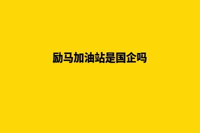 励马加油站优惠系统(励马加油站是国企吗)