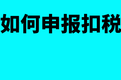 怎样申报扣除资产损失(如何申报扣税)