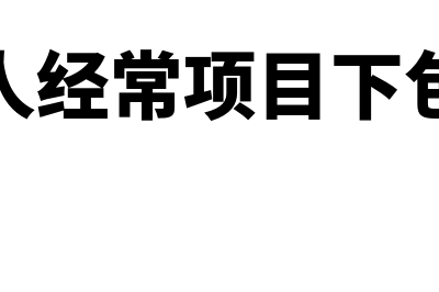 个人经常项目项下外汇收支分为什么(个人经常项目下包括)