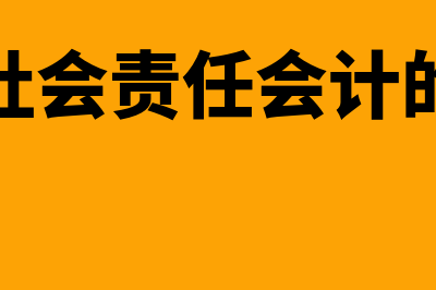 企业社会责任会计信息披露的动因是什么(企业社会责任会计的概念)