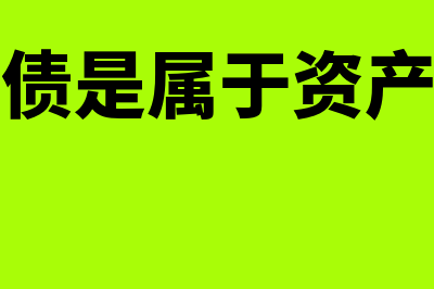 负债是不是资产吗(负债是属于资产吗)