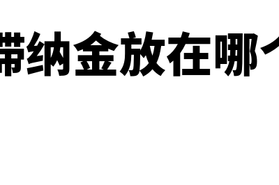 社保的滞纳金放在哪个科目？(社保滞纳金放在哪个科目)