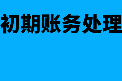 新手在建账初期如何建立各种明细账(建账初期账务处理程序)