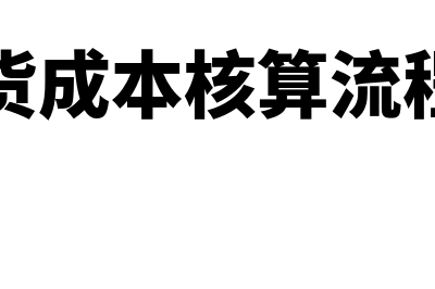 存货成本核算以及委托加工物质怎么做(存货成本核算流程图)