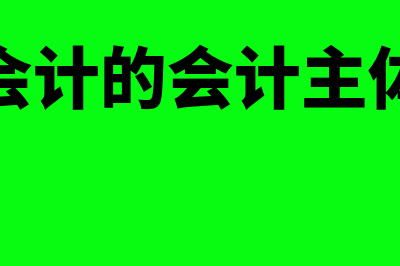 预算会计的会计要素是什么(预算会计的会计主体包括)