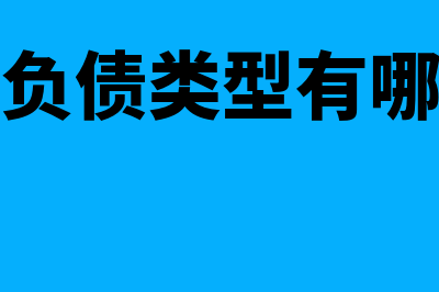 资产负债类型有什么(资产负债类型有哪几种)