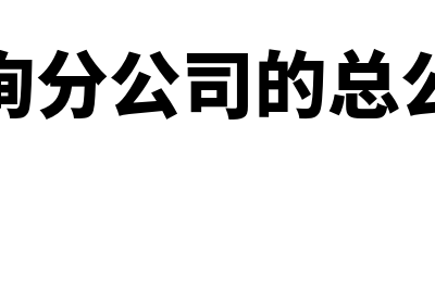 如何查询分公司是否属于独立核算(如何查询分公司的总公司名称)