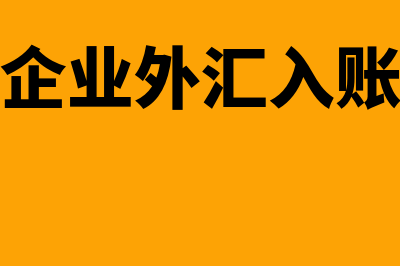 出口外汇费用核算是什么(出口企业外汇入账申报)