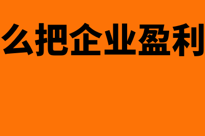 法人怎样合理从公司把利润取出来(法人怎么把企业盈利取出来)