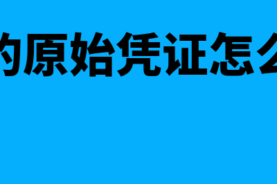 取得的原始凭证如有遗失怎么处理(取得的原始凭证怎么做账)