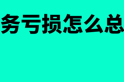 财务有亏损怎么进行记账处理(财务亏损怎么总结)