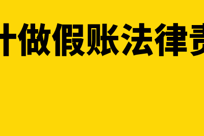 会计做假账法律责任的承担包括什么(会计做假账法律责任)