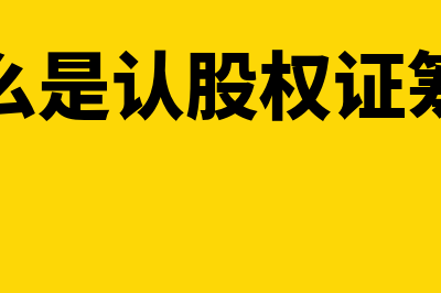 什么是认股权证的性质及主要类型(什么是认股权证筹资)