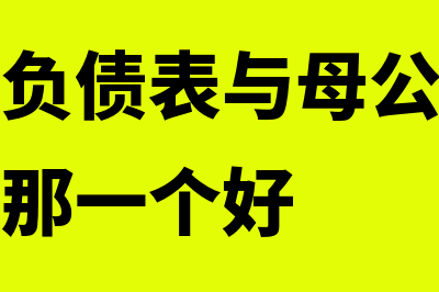 合并资产负债表的格式是怎样的(合并资产负债表与母公司资产负债表要看那一个好)