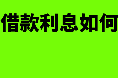 长期借款利息如何做账务处理(长期借款利息如何入账)