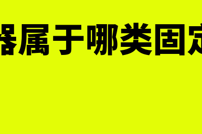 服务器做固定资产还是无形资产(服务器属于哪类固定资产)