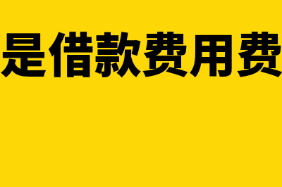 什么是借款费用已经发生的界定(什么是借款费用费用化)