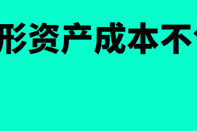 外购无形资产成本怎么初始计量(外购无形资产成本不包括( ))