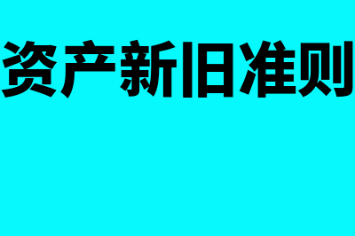 无形资产新旧准则之差异有哪些(无形资产新旧准则对比)