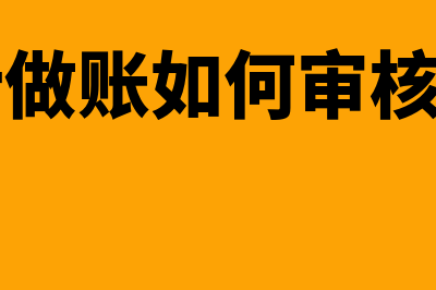 会计做账如何审核发票的真实性(会计做账如何审核账目)