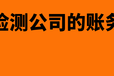 工程检测公司的账务处理怎么做(工程检测公司的账务处理)