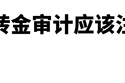 住房周转金的审查包括哪些方面(住房周转金审计应该注意什么)