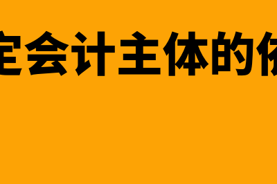 界定会计主体的作用在于什么(界定会计主体的依据)