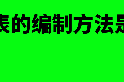 利润表的编制方法有哪些(利润表的编制方法是什么)