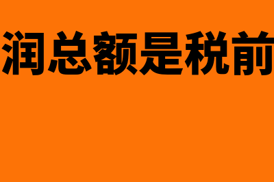 年度利润总额是怎么回事(年度利润总额是税前利润吗)