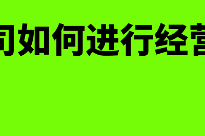 分公司如何进行账务处理(分公司如何进行经营管理)