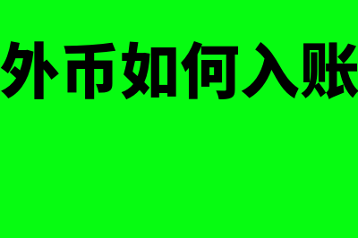 如何进行外币货币性项目判断(外币如何入账)