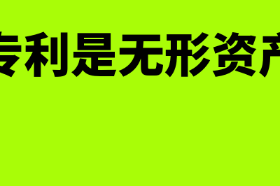 非专利技术无形资产如何摊销(非专利是无形资产吗)