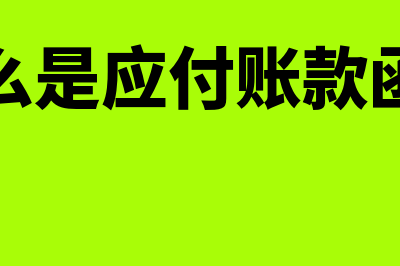 什么是应付账款借方余额(什么是应付账款函证)