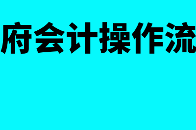 政府会计如何补提折旧(政府会计操作流程)