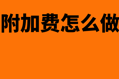 教育附加费是怎么回事(教育附加费怎么做分录)