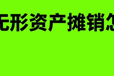 报表里无形资产是什么(报表无形资产摊销怎么算)