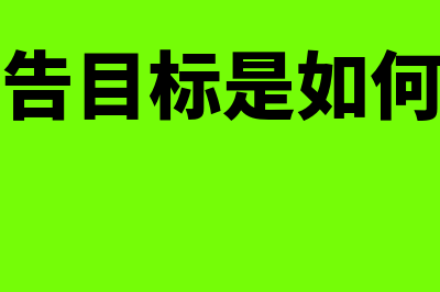 财务报告目标是怎样的(财务报告目标是如何形成的)