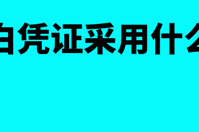 什么是重要空白凭证(重要空白凭证采用什么记账法)