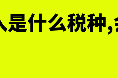 其他收入是什么意思(其他收入是什么税种,会计科目)