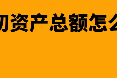 季初资产总额如何算(季初资产总额怎么填)