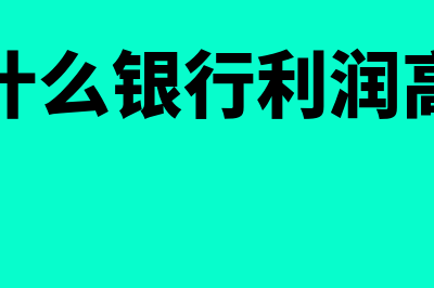 什么是银行利润表(什么银行利润高)